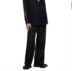 UNDERCOVER Cuffed O-Ring Wide Leg Pants